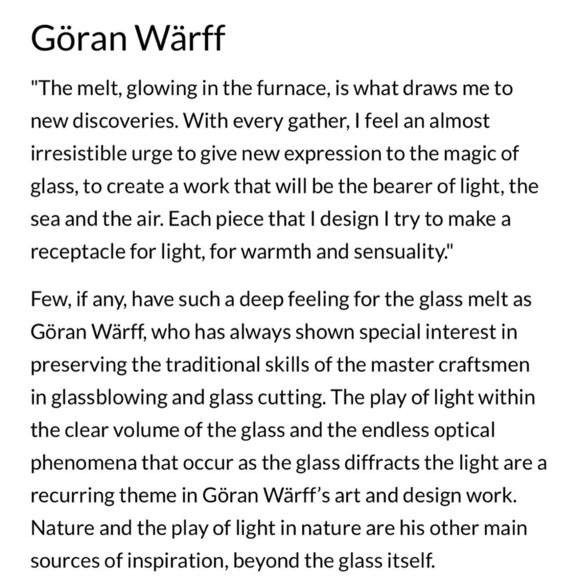 Kostaboda Warff Round Shallow Clear Glass Bowl—Numbered-77710–GORGEOUS!! - Picture 11 of 12